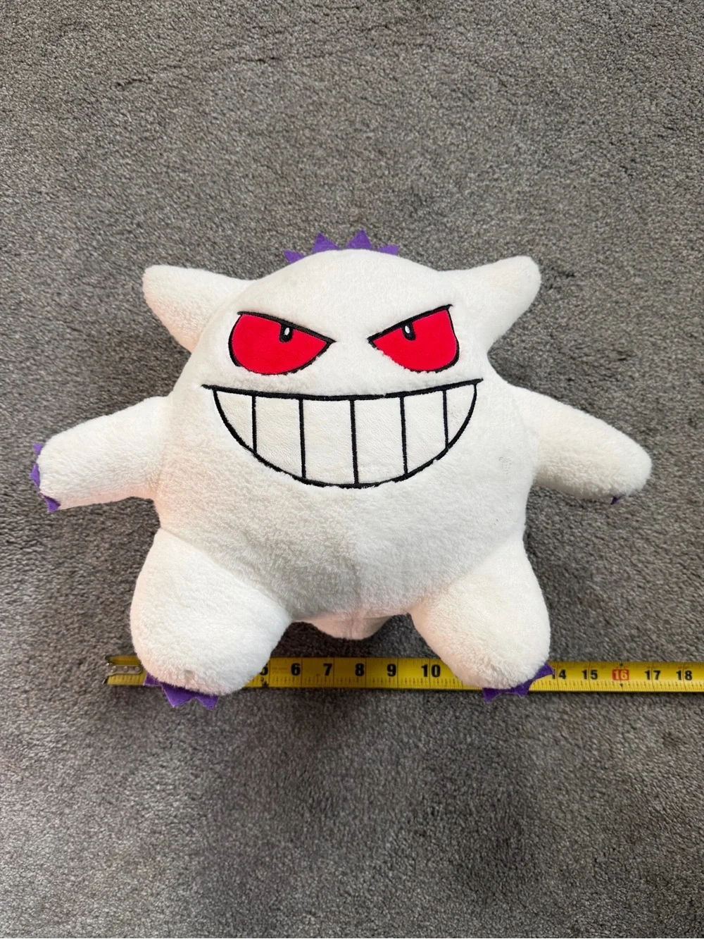 White gengar plush